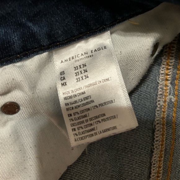 Slim Straight Leg Men’s Jeans - 33/34 - Picture 3 of 4